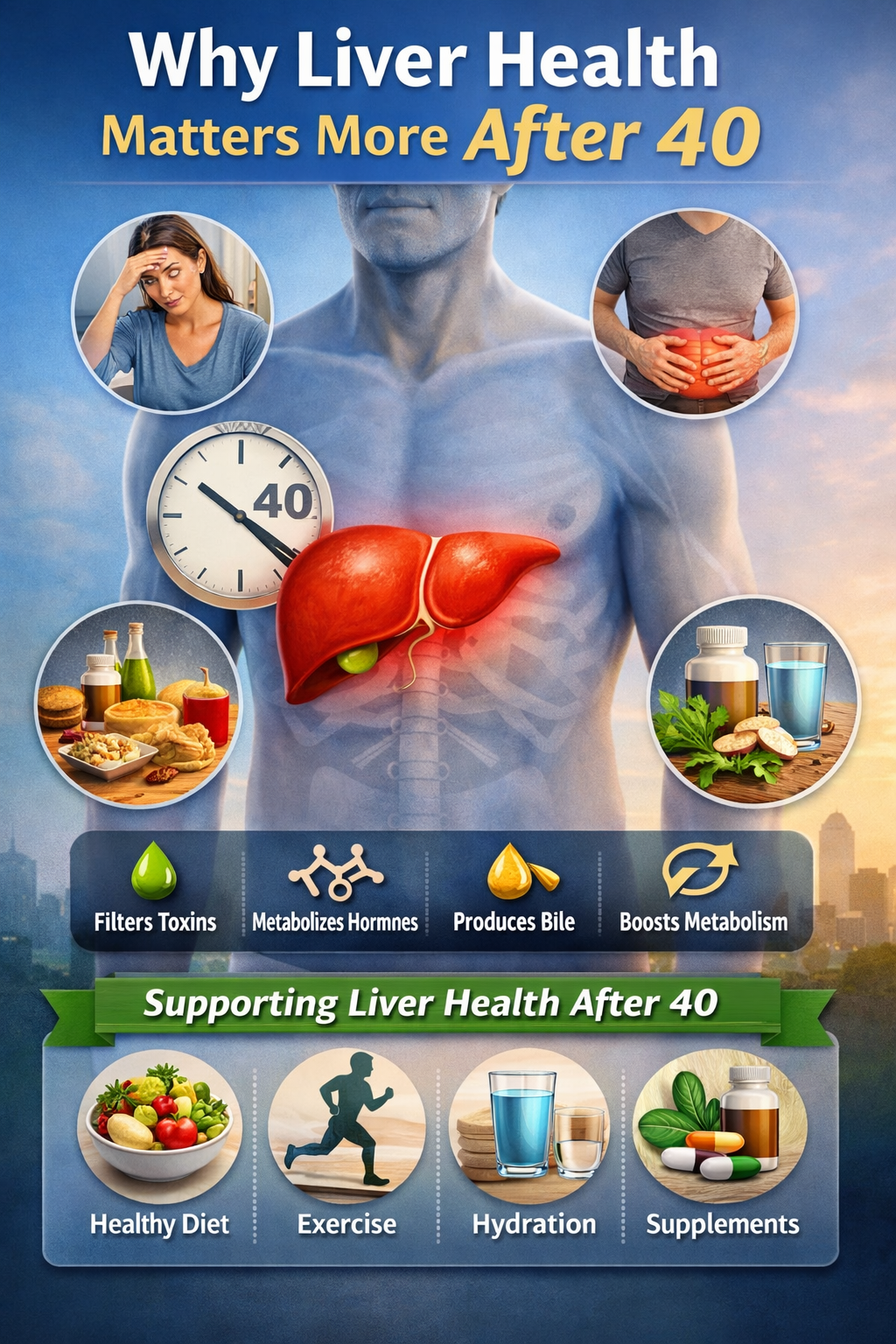 Why Liver Health Becomes Critical After 40 (And What Most People Miss)